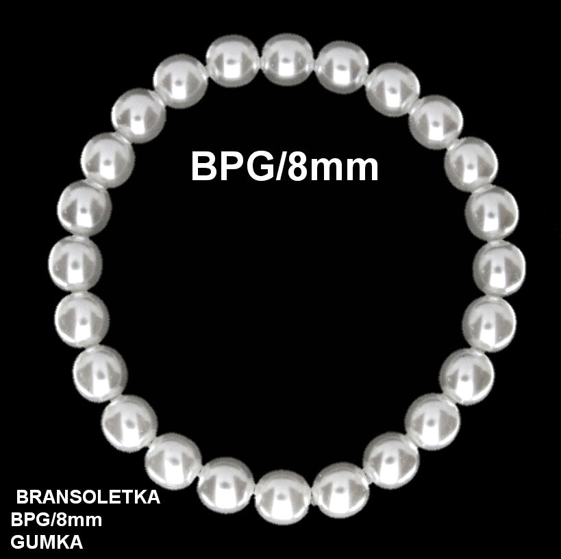 Bransoletka perłowa 8mm